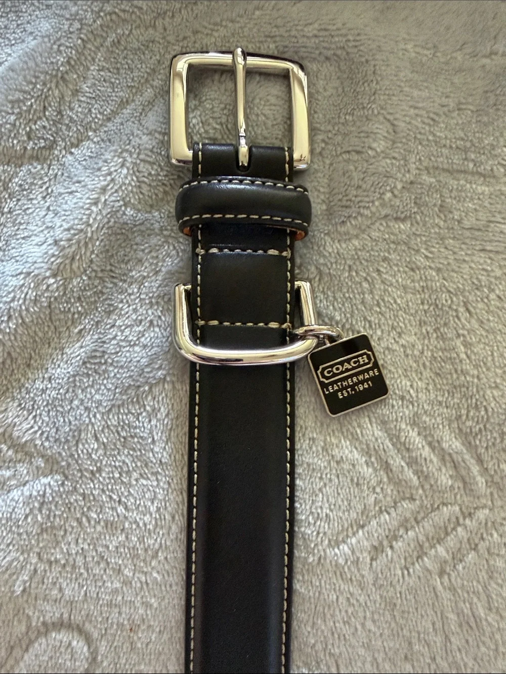 Coach Leather Dog Collar
